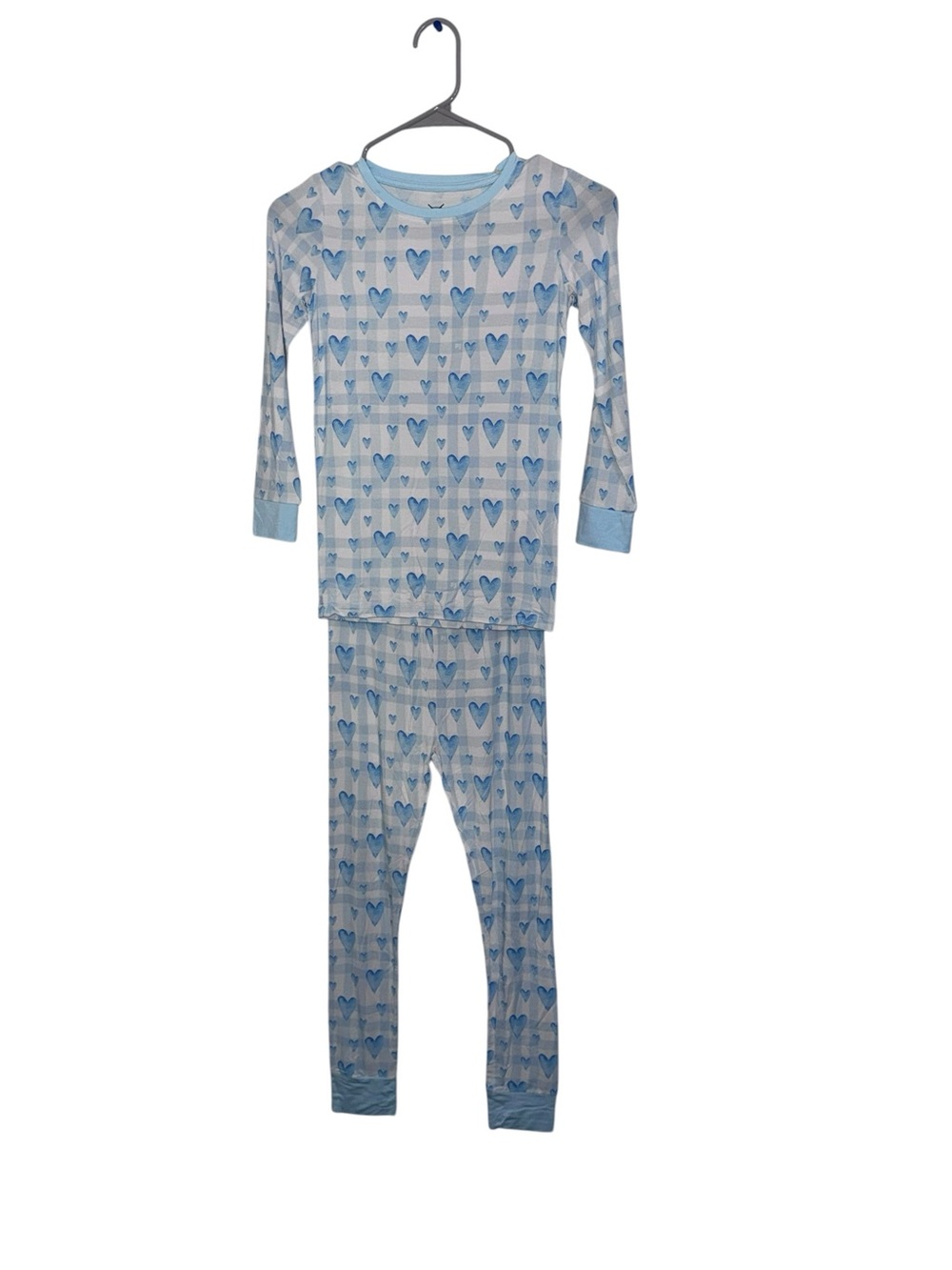 🩵New With Tags Blue Hearts Bamboo Pajama Set – Long Sleeve & Pants 🩵